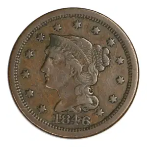 Braided Hair Large Cent