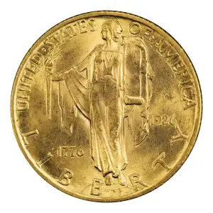 Classic Commemorative Gold - 1926 Sesquicentennial - Gold, $2.5 Dollars (4)