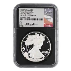 2022 W Congratulations Set First Day of Issue ULTRA CAMEO