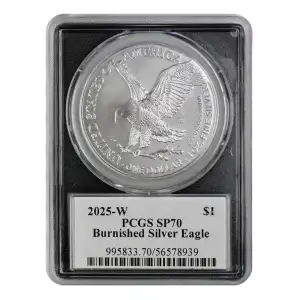 2025-W $1 Burnished Silver Eagle Dual Cleveland/Balan