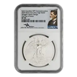Saint-Gaudens Commemorative National Park Foundation Winged Liberty 1 oz silver
