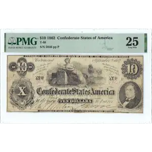 $10   Issues of the Confederate States of America CS-46