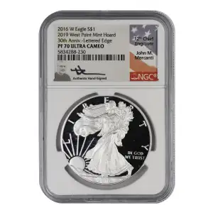 2016 W 2019 W. Point Mint Hoard 30th Anniv.-Lettered Edge ULTRA CAMEO (2)