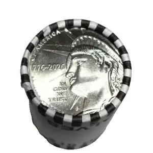 2026- P $10 Kennedy Half Dollar Roll Uncirculated