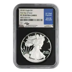 2018 S First Day of Issue ULTRA CAMEO