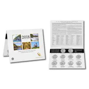 2018-P&D America the Beautiful Quarters Uncirculated Coin Set