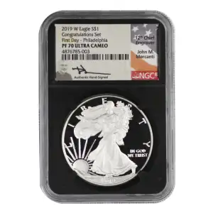 2019 W Congratulations Set First Day - Philadelphia ULTRA CAMEO