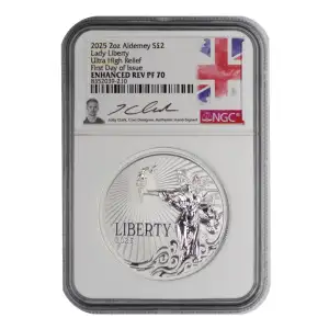 2025 2oz Lady Liberty Ultra High Relief - FDI