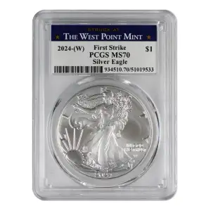2024-(W) $1 Silver Eagle Struck at West Point First Strike (2)