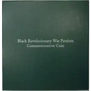 1998 Commemorative Silver Dollar Black Revolutionary War Patriots Coin and Stamp Set