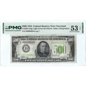 $500 1934  High Denomination Notes 2201-A