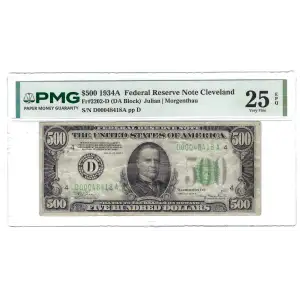 $500 1934  High Denomination Notes 2201-A (2)