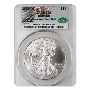 2012-(W) Silver Eagle S$1 Struck at West Point Mint