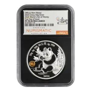 Chinese Silver Panda 50 Grams