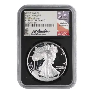 2021 S Eagle Landing T-2 First Day of Issue ULTRA CAMEO