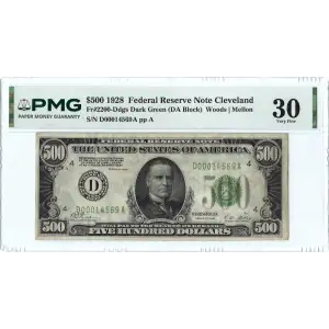 $500 1928  High Denomination Notes 2200-D*