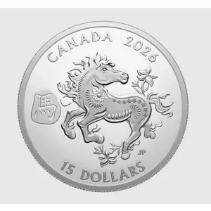 2026 1 oz Canadian Silver Lunar Series III: Year of the Horse (3)