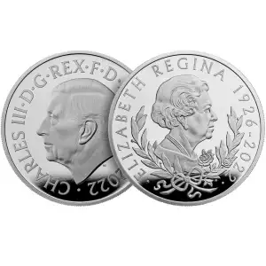2022 United Kingdom Her Majesty Queen Elizabeth II 1 oz Silver Proof Coin