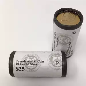 2016 Richard M. Nixon Presidential Dollar P&D U.S. Mint Rolls