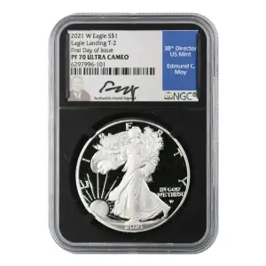 2021 W Eagle Landing T-2 First Day of Issue ULTRA CAMEO