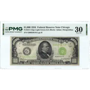 $1,000 1928  High Denomination Notes 2210-G