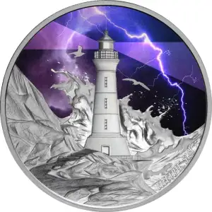 2024 Tuvalu $1 Electric Sky - Pure Silver Coin
