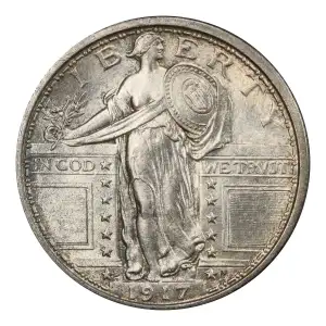 1917-S 25C Type 1, FH (4)