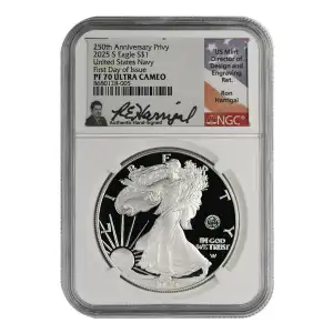 2025 S United States Navy First Day of Issue 250th Anniversary Privy ULTRA CAMEO (2)
