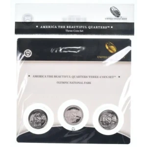 2011 Olympic National Park America The Beautiful 3-Coin Quarter Set