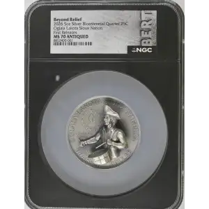 2026 5oz Silver Bicen. Quarter-FR Oglala Lakota Sioux Natn Beyond Relief (2)