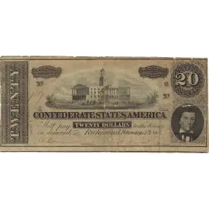 $20   Issues of the Confederate States of America CS-67