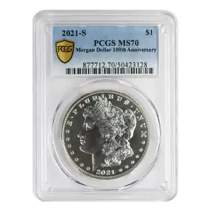 2021-S $1 Morgan Dollar 100th Anniversary