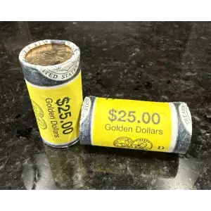 2000 Native American Dollar P&D U.S. Mint Rolls