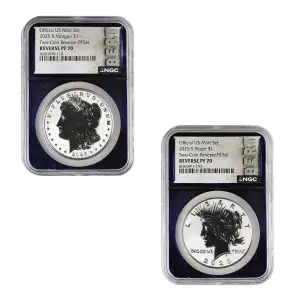 2025 S Two-Coin Reverse Pf Set Official US Mint Set