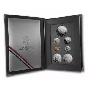 1991-U.S. Prestige Proof Set: 7-Coin Set with Box & COA
