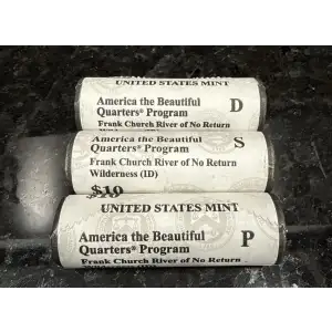 2019 ATB Quarter Frank Church River, ID PDS U.S. Mint Rolls
