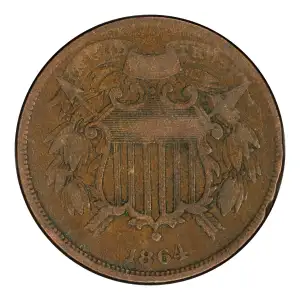 1864 2C Small Motto, BN (3)