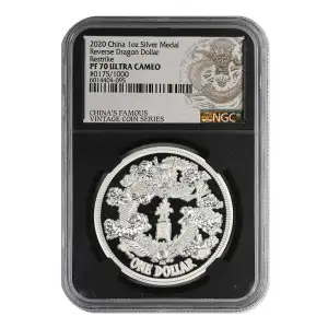 Chinese Official Mint Medal 1 oz Silver