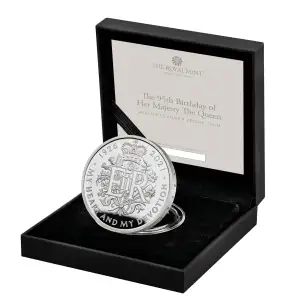 2021 United Kingdom Proof Sterling Silver 95th Birthday of Queen Elizabeth Coin