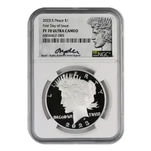 2023 S First Day of Issue ULTRA CAMEO