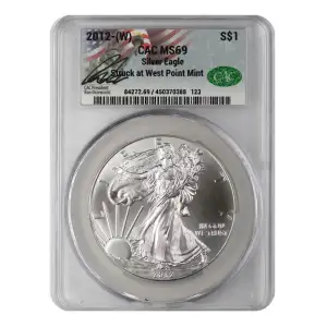 2012-(W) Silver Eagle S$1 Struck at West Point Mint