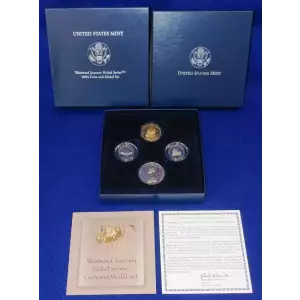 2004 Westward Journey Nickel Coin And Medal Set