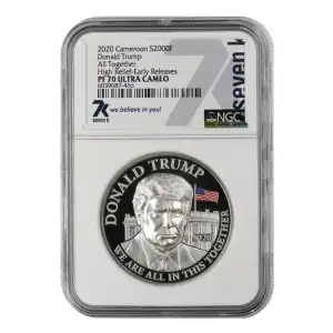 2020 Donald Trump-All Together High Relief-Early Release ULTRA CAMEO