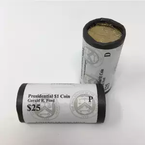 2016 Gerald Ford Presidential Dollar P&D U.S. Mint Rolls