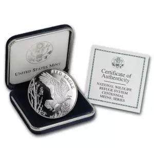 2003 Silver National Wildlife Refuge System Proof Medal (Bald Eagle) (2)