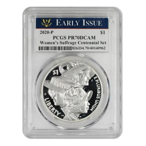 Women's Suffrage Centennial Silver Dollar Proof